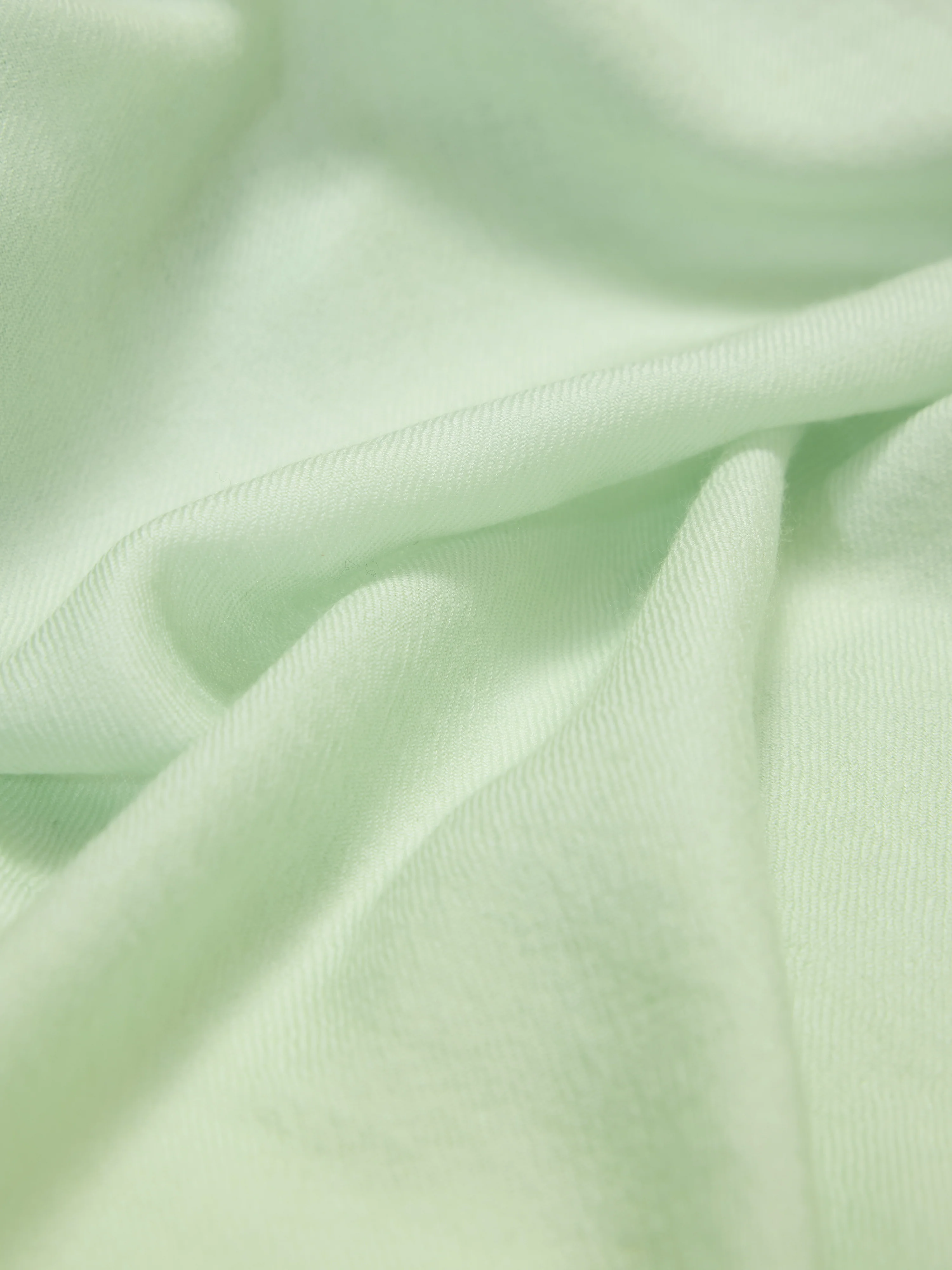 Wool Silk Pashmina | Light Green - Image 3