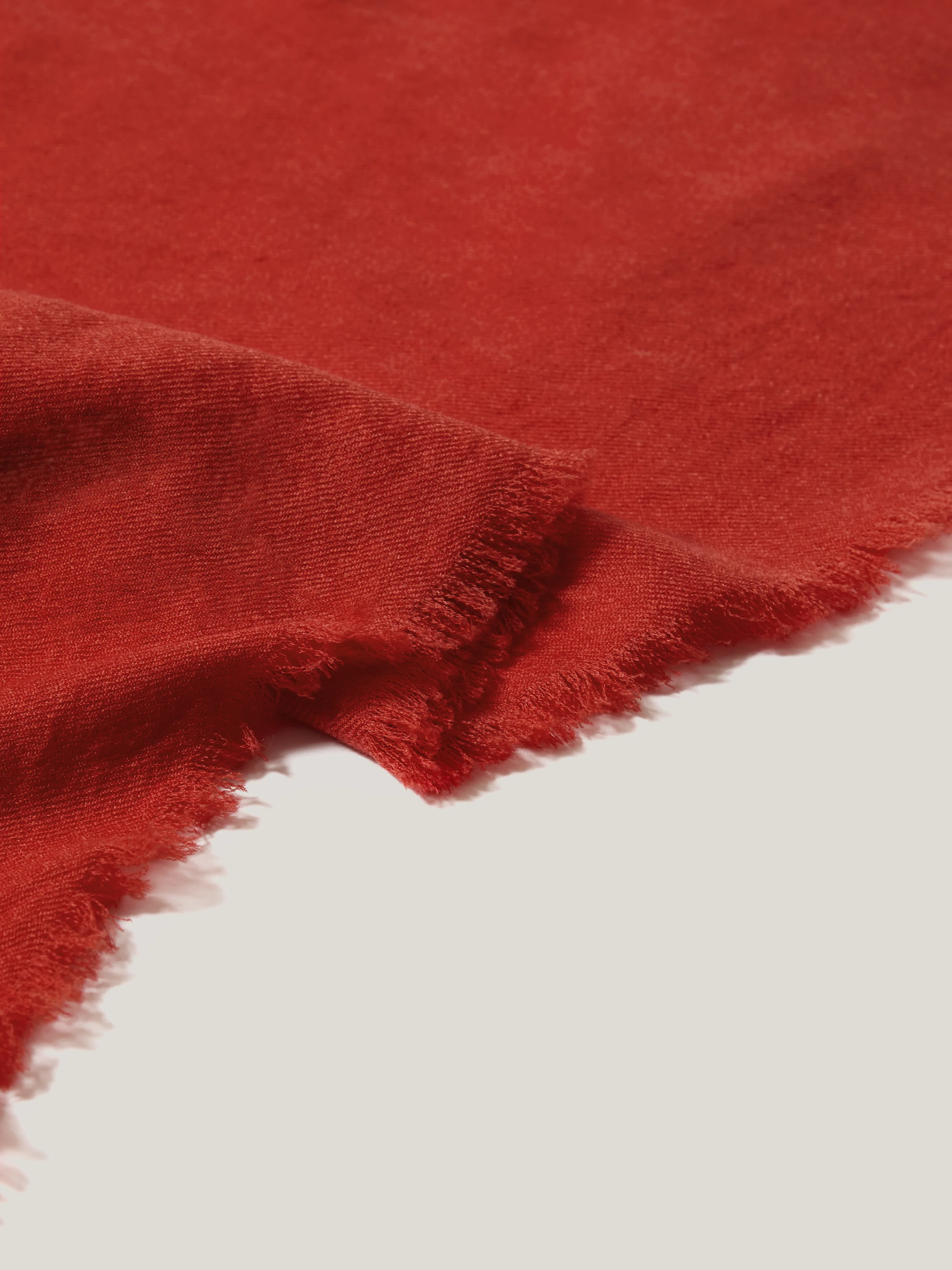 Wool Silk Pashmina | Red - Image 2