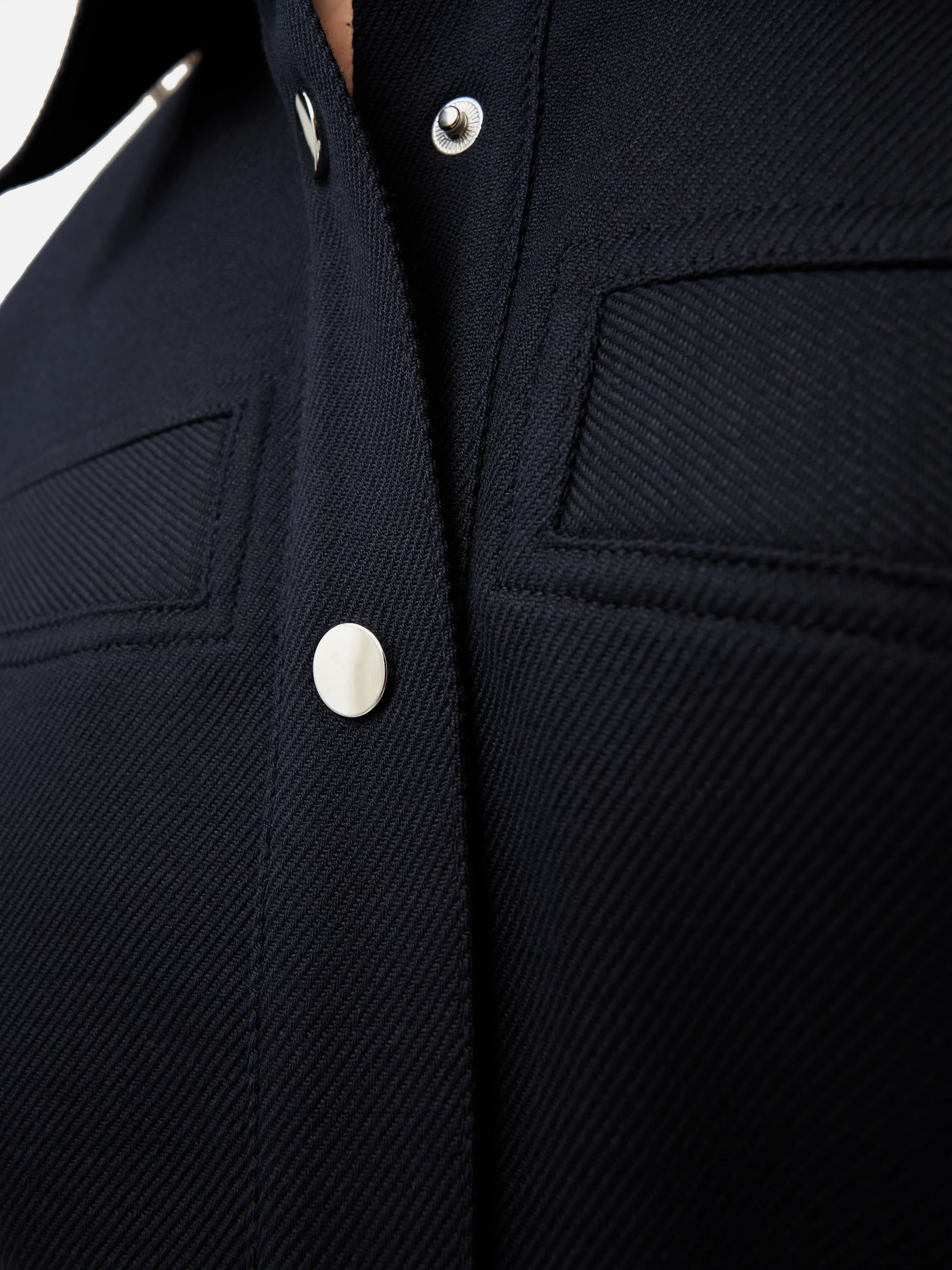 Wool Utility Dress | Navy - Image 11